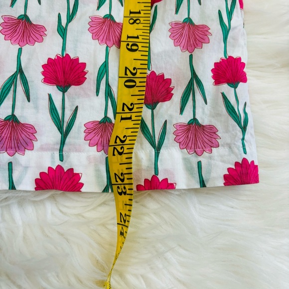 2 FOR $12 J. Crew tie back ruffle neck floral top size XXS - Picture 7 of 9